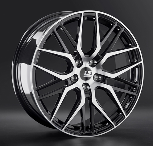 Диски LS Forged FG04 8 х 18 5*112 Et: 38 Dia: 66.6 черный полностью полированный