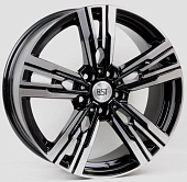 Диски RST R228 8 х 18 5*120 Et: 50 Dia: 65.1 черный с проточкой глянцевый