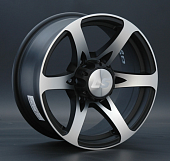 Диски LS wheels LS165 7.5 х 17 6*139,7 Et: 0 Dia: 107.6 черный полностью полированный