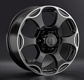 Диски LS wheels LS310 8 х 18 6*139,7 Et: 36 Dia: 100.1 черный с полированным ободом