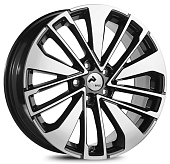 Диски RPLC Chg9 7.5 х 18 5*110 Et: 46 Dia: 63.4 черный с проточкой глянцевый