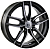 Диски RST R076 6 х 16 4*100 Et: 48 Dia: 54.1 черный с проточкой глянцевый