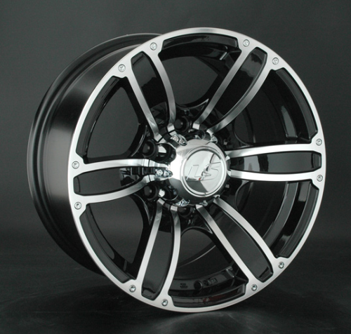 Диски LS wheels LS 766 8 х 17 6*139,7 Et: 10 Dia: 107.6 черный полностью полированный