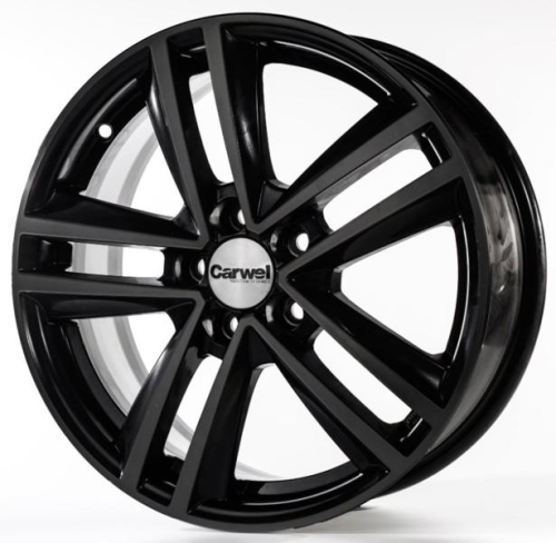 Диски Carwel Неро 6 х 15 5*100 Et: 38 Dia: 57.1 черный матовый