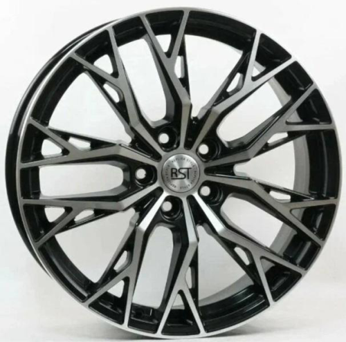 Диски RST R119 7 х 19 5*114,3 Et: 45 Dia: 67.1 черный с проточкой глянцевый