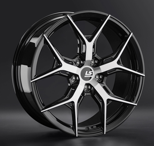 Диски LS Forged FG14 10 х 20 5*112 Et: 35 Dia: 66.6 черный полностью полированный