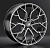 Диски LS wheels FlowForming RC61 8 х 18 5*108 Et: 45 Dia: 63.3 черный полностью полированный