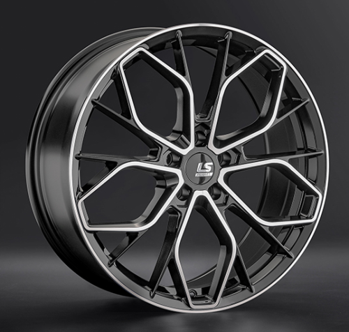 Диски LS wheels FlowForming RC71 8.5 х 20 5*114,3 Et: 45 Dia: 67.1 черный полностью полированный