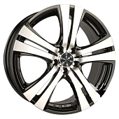 Диски RPLC SU37 7 х 17 5*100 Et: 55 Dia: 56.1 черный с проточкой глянцевый