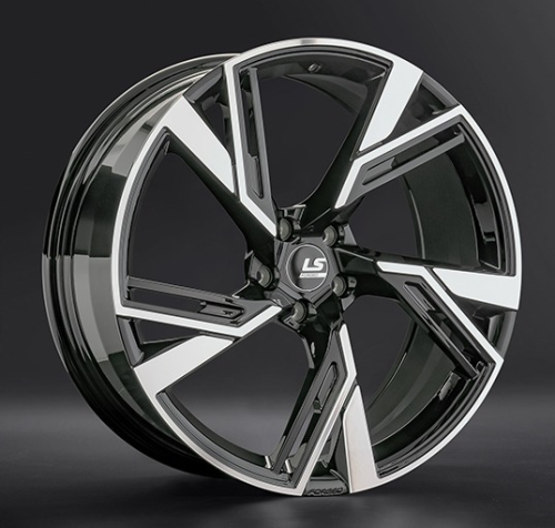 Диски LS Forged FG23 8 х 20 5*112 Et: 35 Dia: 66.6 черный полностью полированный
