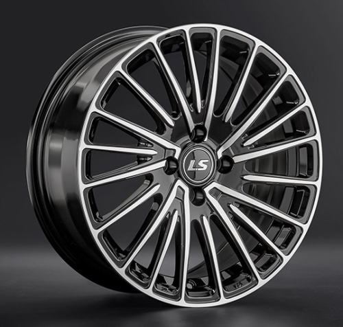Диски LS wheels LS1356 7.5 х 17 5*108 Et: 50 Dia: 63.4 черный полностью полированный