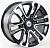Диски RST R107 7.5 х 17 6*139,7 Et: 25 Dia: 106.1 черный с проточкой глянцевый