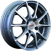 Диски ALCASTA M08 6.5 х 16 5*108 Et: 50 Dia: 63.3 серый с полировкой