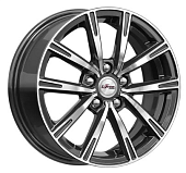 Диски iFree Драйвер 6 х 15 5*100 Et: 38 Dia: 57.1 черный с проточкой глянцевый