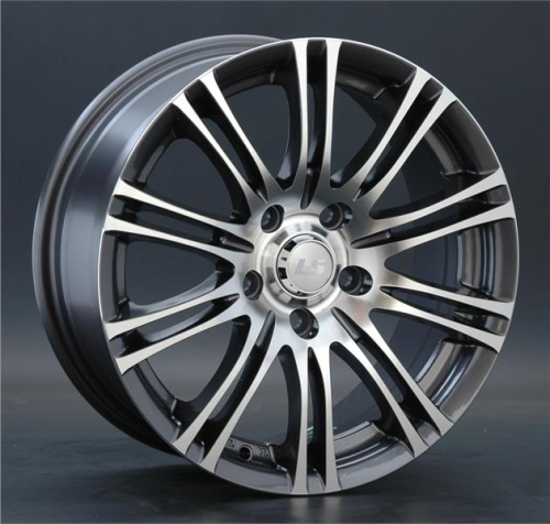 Диски LS wheels LS146 7 х 16 5*114,3 Et: 40 Dia: 73.1 серый с полировкой