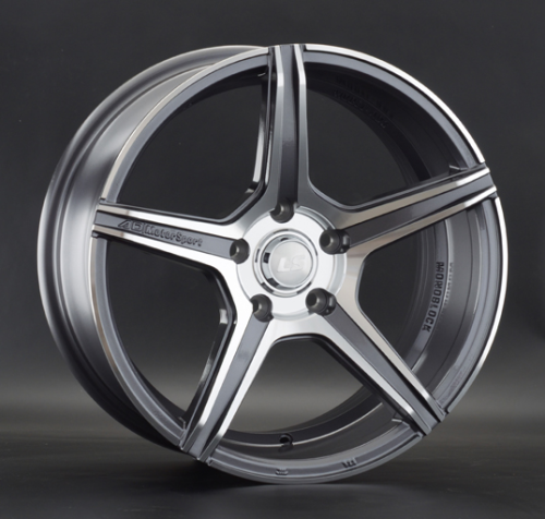Диски LS wheels LS 892 8 х 17 5*114,3 Et: 35 Dia: 73.1 серый с полировкой