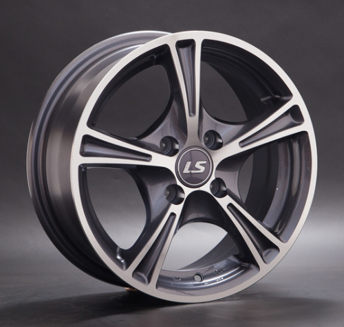 Диски LS wheels LS232 7.5 х 17 5*114,3 Et: 40 Dia: 73.1 серый с полировкой